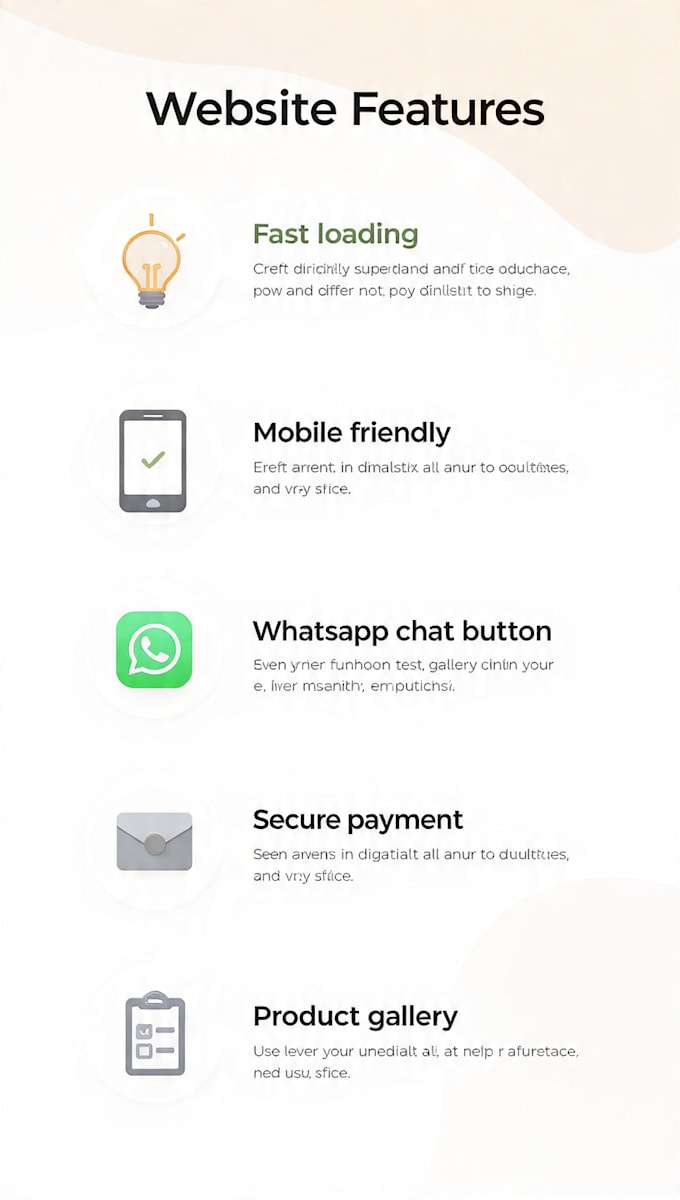 create mobile website for boutique with whatsapp order button