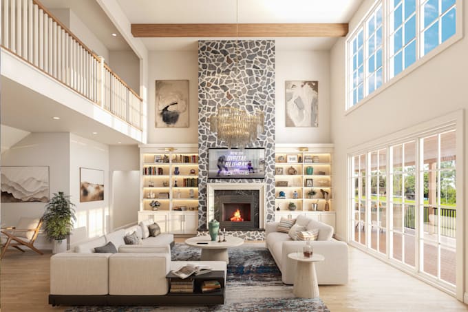 do interior renderings in sketchup and d5