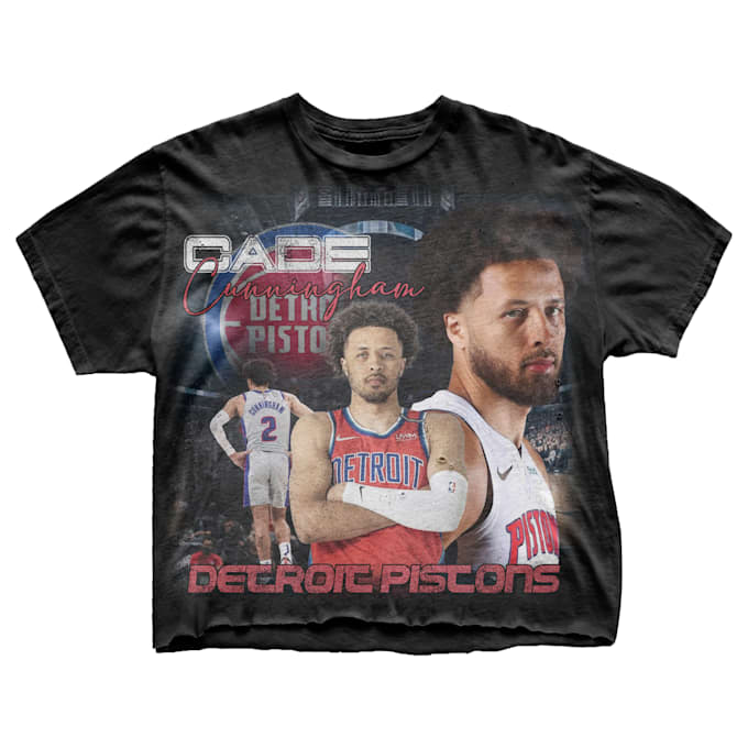 create custom vintage sports graphic tee design