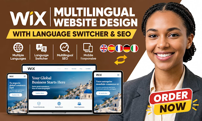 design wix multilingual website, bilingual website with wix translate pages and
