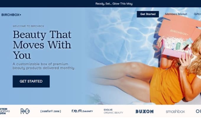 design wix subscription sites b2b subscription meal kit subscription website