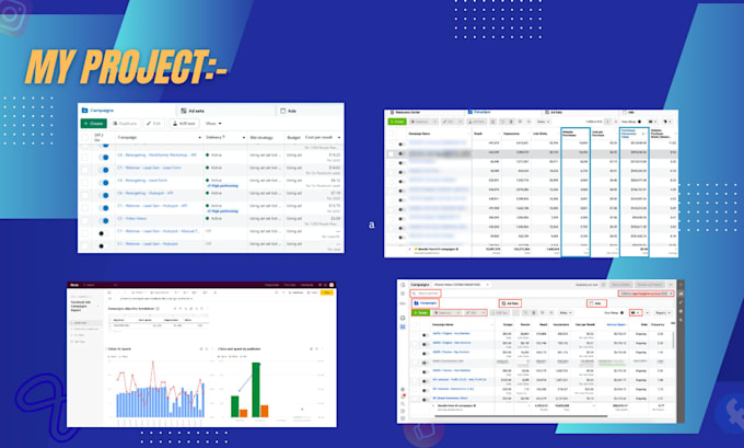 your facebook and instagram ad campaigns, marketing, and meta ads manager