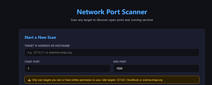 build a custom python port scanner