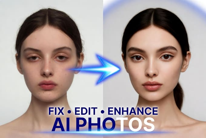 fix, edit, enhance, correct your ai image and photo retouching