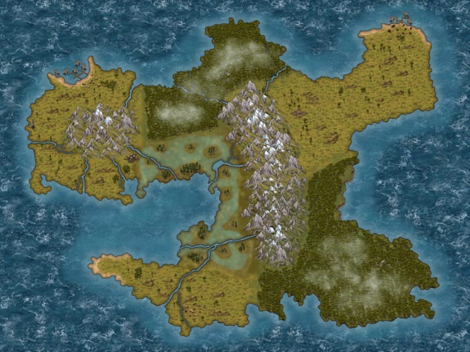 make a fantasy map for your tabletop rpg campaign and novels