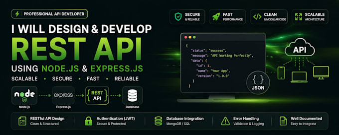build a secure rest API with node js express and jwt auth