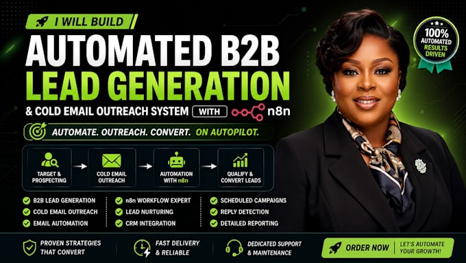 Build automated b2b lead generation and cold email outreach system with ...