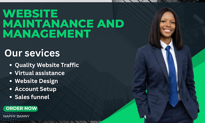 provide professional website maintenance and shopify store management