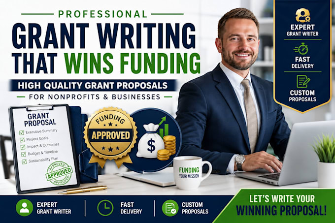 provide professional grant writing services and write grant proposals