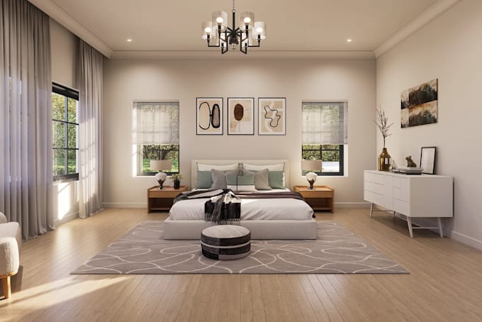 turn dwg plan to 3d apartment interior, basement, bedroom design, kitchen layout