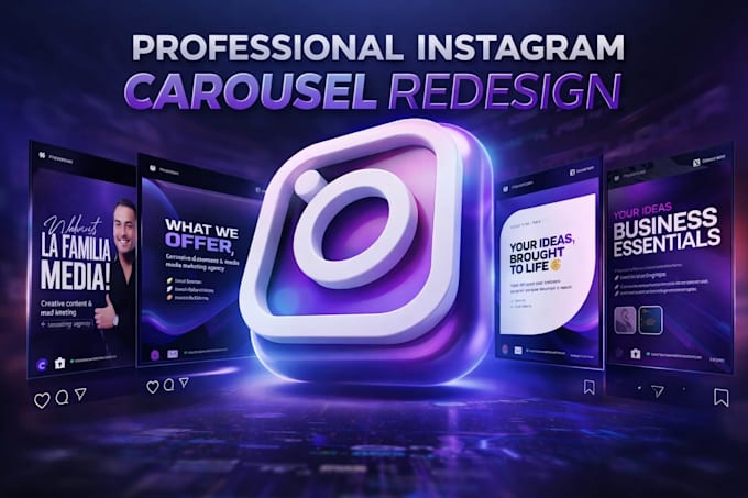 design instagram carousel posts social media post design instagram template