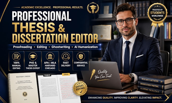 proofread, edit thesis, master bachelor, phd, ghostwriting dissertation