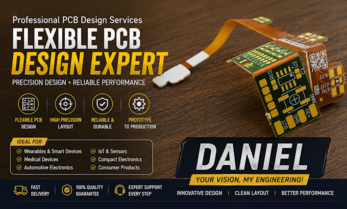 design smart ring wearable pcb and compact rigid flex pcb