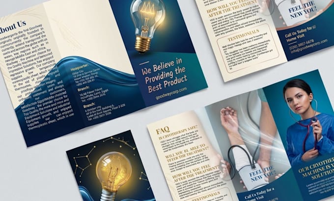 do bifold or trifold brochure design