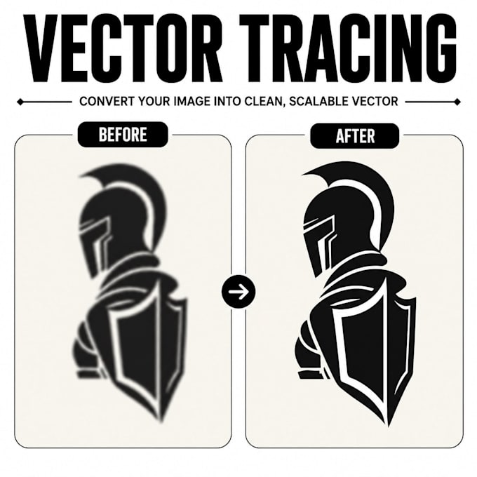 create manual logo vector and conversion to scalable svg eps ai artwork
