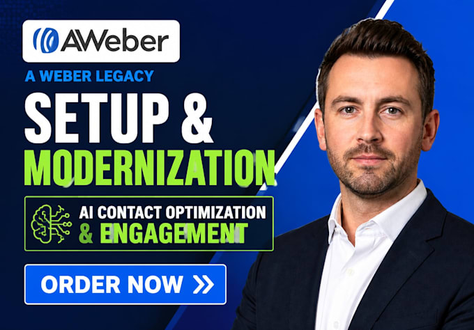setup aweber legacy system modemization ai contact optimization engagement