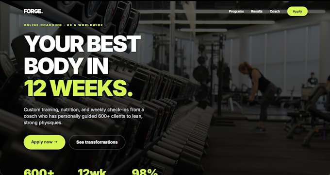 design a modern responsive landing page in tailwind CSS in 48 hours