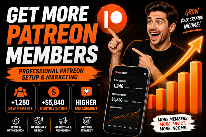 do patreon page audit, patreon page setup and patreon page optimization
