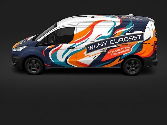 design a professional car wrap, van wrap, or vehicle branding design