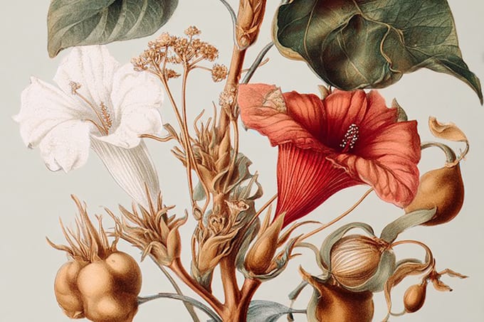 design modern botanical and floral illustrations