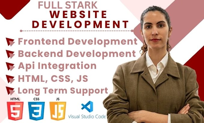 be your full stack web developer for full stack website development