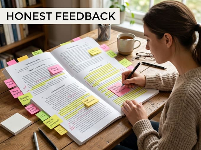 beta read your book manuscript novel or story and provide constructive feedback