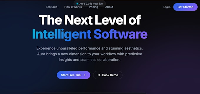 design a high converting ai startup landing page