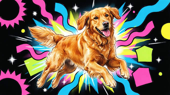 drawing custom pet portraits