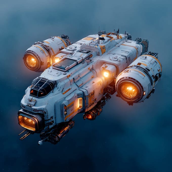 design spaceships and sci fi vehicles