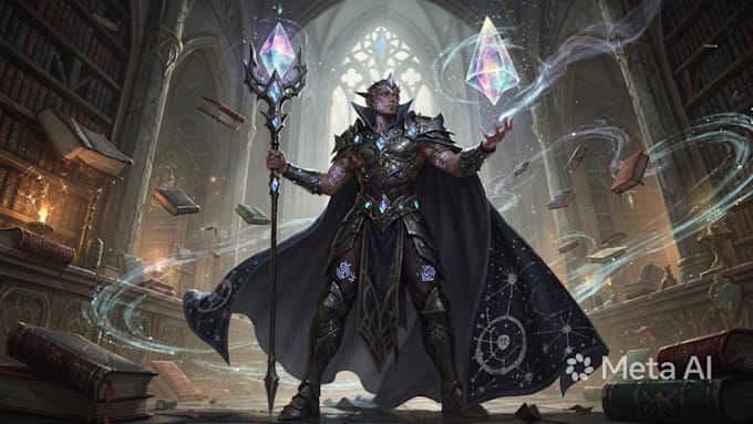 design professionally your fanatsy character for you