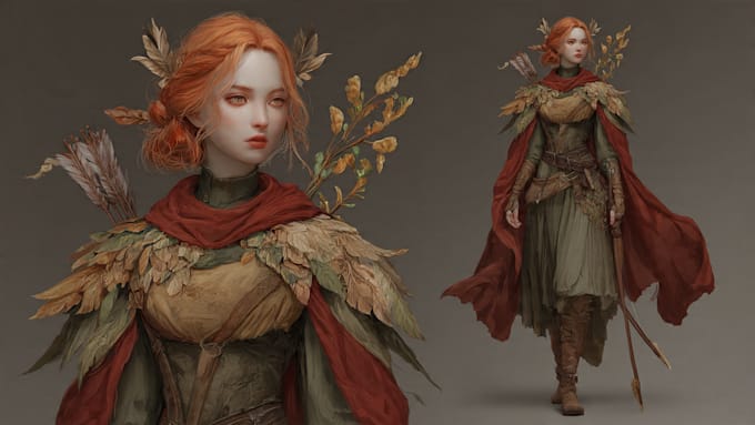 illustrate fantasy art creatures and characters