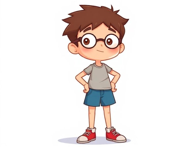 create funny illustration cartoon