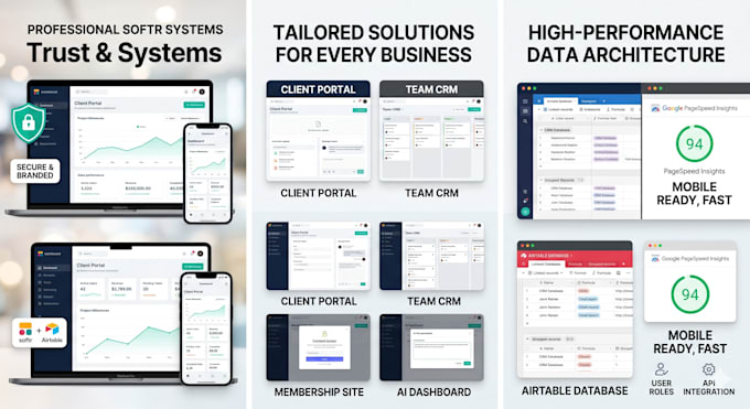 build professional softr client portal internal tool airtable