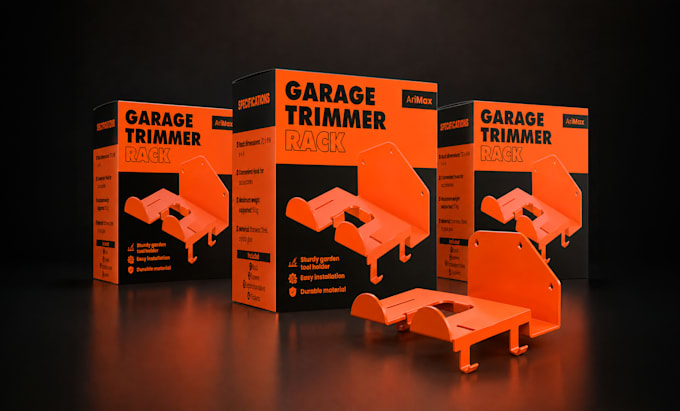 do product packaging box design, amazon package, label, pouch