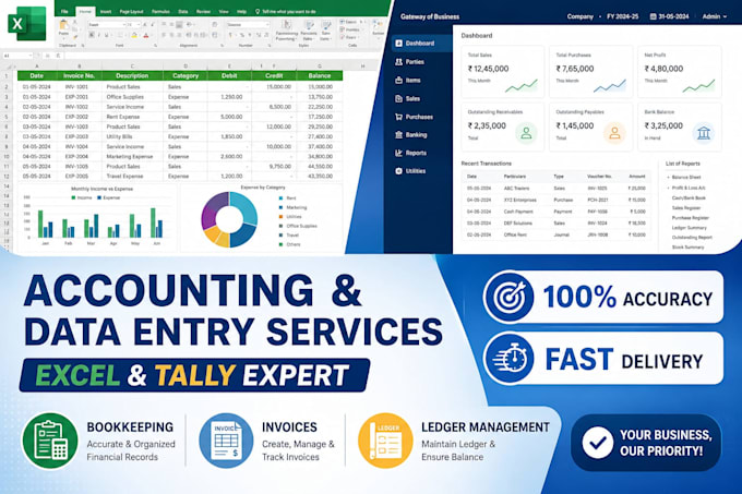 do professional tally prime accounting bookkeeping service