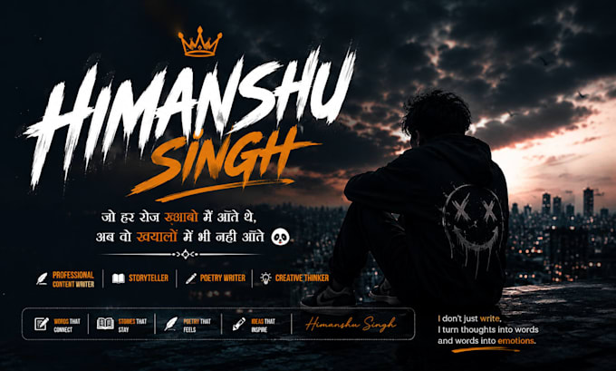 write professional hindi and english stories or articles
