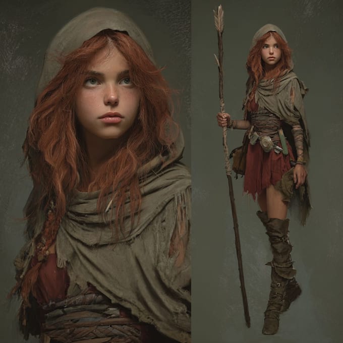 fantasy character art and fantasy character art