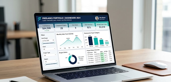 build interactive excel dashboards and reports