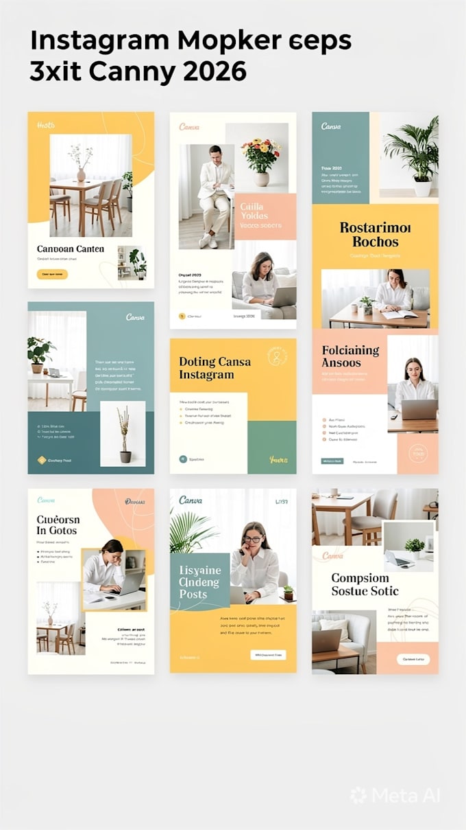 design modern canva instagram post templates