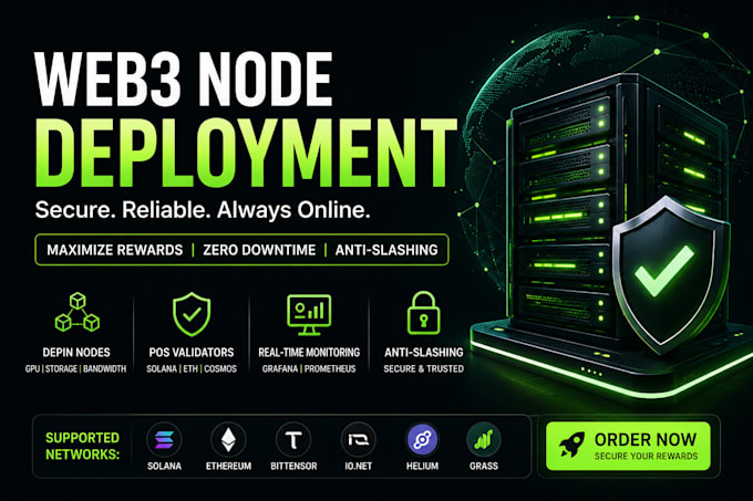 deploy scalable depin nodes and validator infrastructure