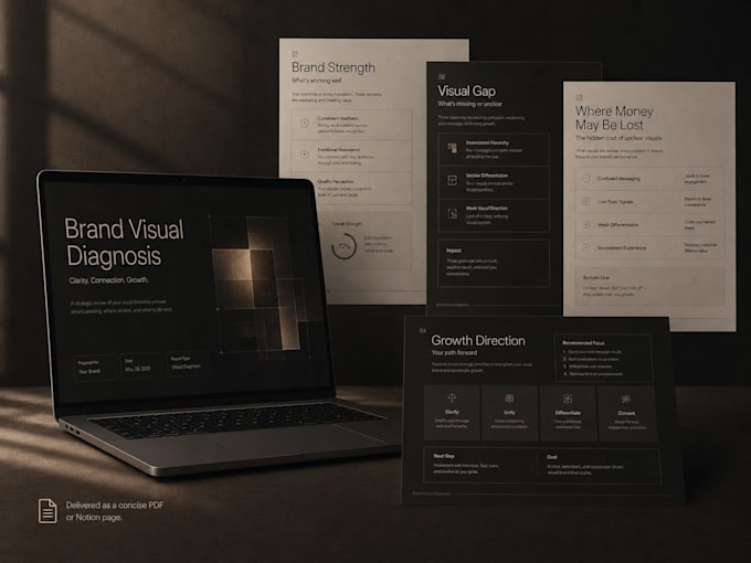 visual brand diagnosis for brands