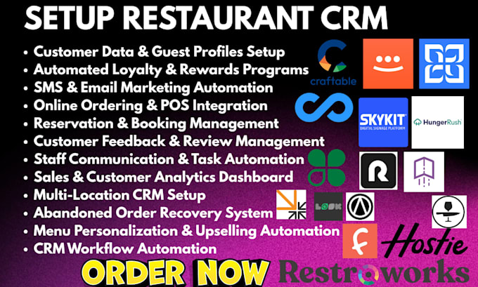 do connecteam fooda hotschedules restroworks hungerrush craftable clover skykit