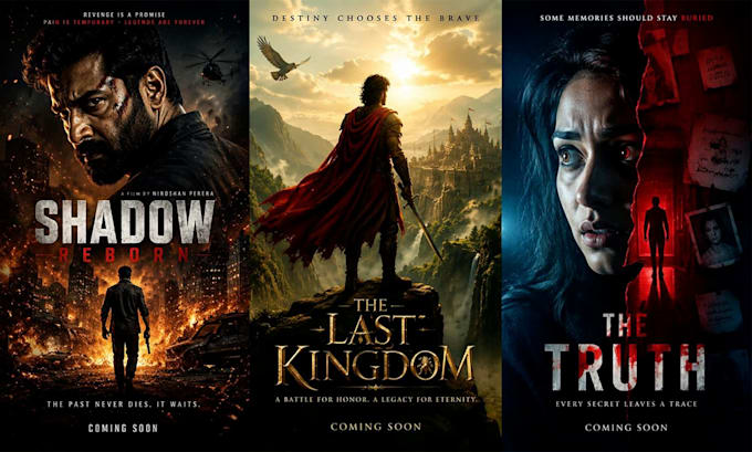 design a professional, cinematic movie poster