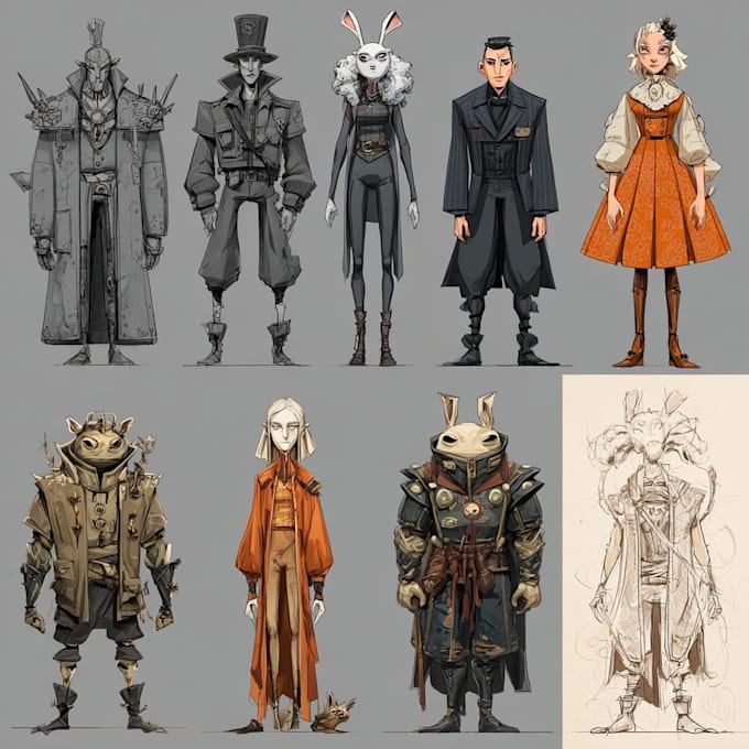 design unique concept art for your worldbuilding