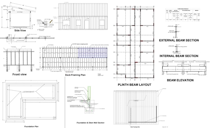 create detailed wood framing, and structural plans