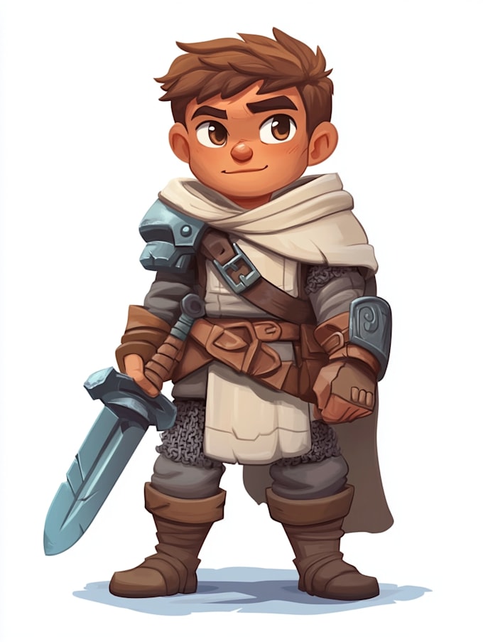 draw 2d game character or 2d game character