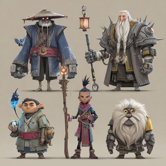 design original concept art and illustrations
