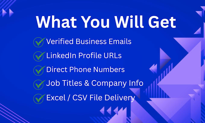 do b2b lead generation and build targeted email list with phone numbers