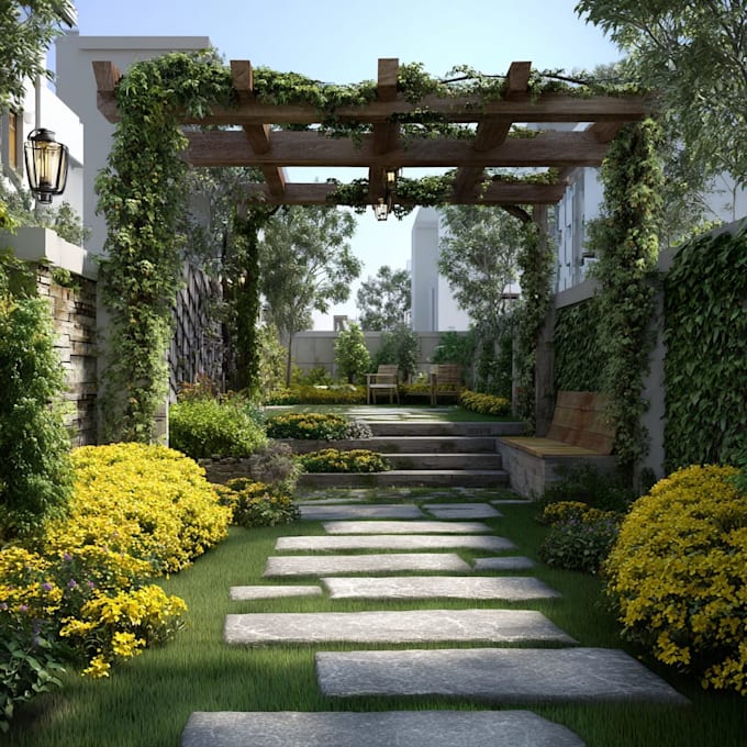 design and rendering your garden landscape