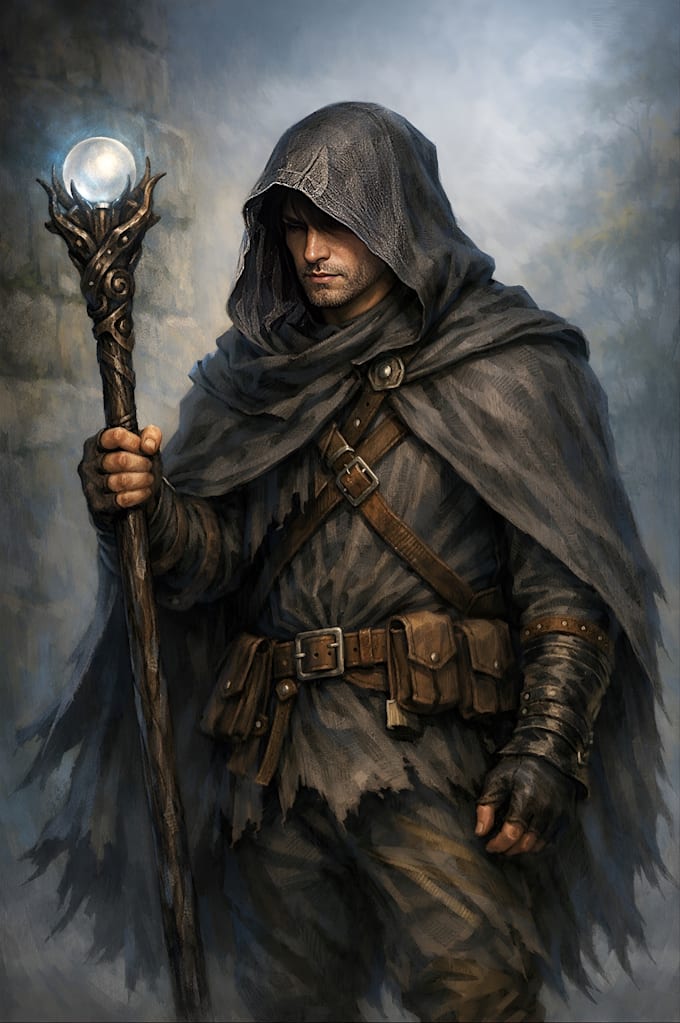 Draw epic fantasy pencil sketches of characters and scenes by ...
